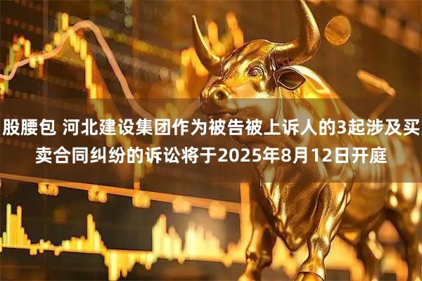 股腰包 河北建设集团作为被告被上诉人的3起涉及买卖合同纠纷的诉讼将于2025年8月12日开庭